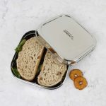 Nestisbox, stórt ferhyrnt, úr riðfríu stáli - Shimla