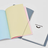 Áfyllingarpakki í áfyllanlega minnis & skipulagsbók A5 ''Make a mark'' litaður pappír