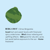 Ilmkjarnaolía Bergamot 12ml Lífrænt vottuð