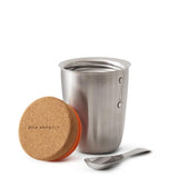 Nestisílát, úr riðfríu stáli, lekaþolið - THERMO POT stál / korkur