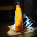 Qwetch Flaska úr einangruðu, riðfríu stáli - Appelsínugul - 500 ml