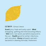Ilmkjarnaolía lemon 12ml  Lífrænt Vottað