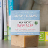 Lífrænt sápustykki, Milk og Honey Baby sápa