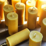 Handgert býflugnavaxkerti – Ambroise – kassi með 2 stk.