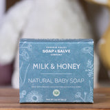 Lífrænt sápustykki, Milk og Honey Baby sápa