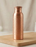 Handunnin Koparflaska með mandalamynstri - 600 ml