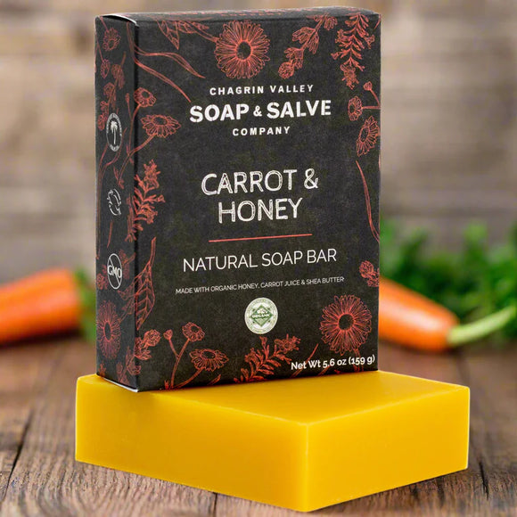 Lífræn Gulróta & Hunangssápa  Vegan