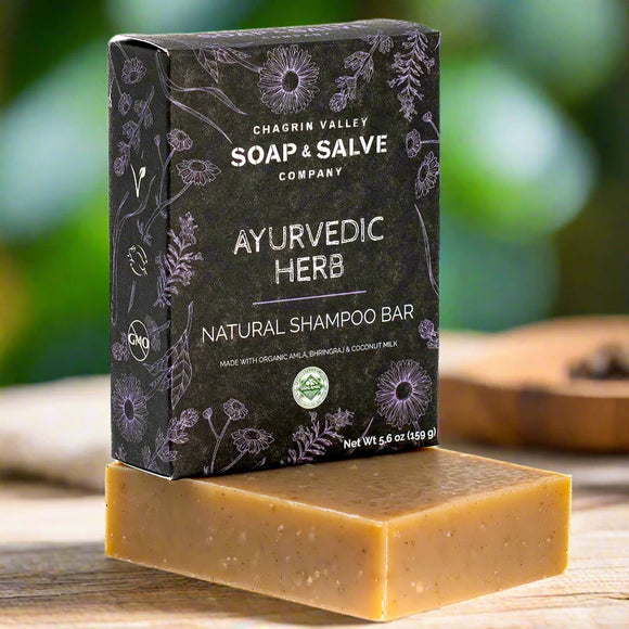 Lífrænt Hársápustykki með jurtum úr Ayurveda - Vegan