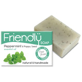 Handgerð Piparmyntu & poppy seed sápa Friendly