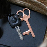 kopar lykill 9cm x 4,5cm