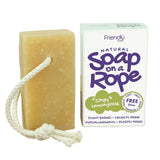 Sítrónugras sápa með bandi, 125 gr.