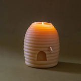 Býflugnavaxkerti í formi býflugubús – Origine