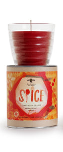 Kerti úr 100% hreinu býflugnavaxi - Jólailmur Spice (Cinnamon, orange & clove bud)